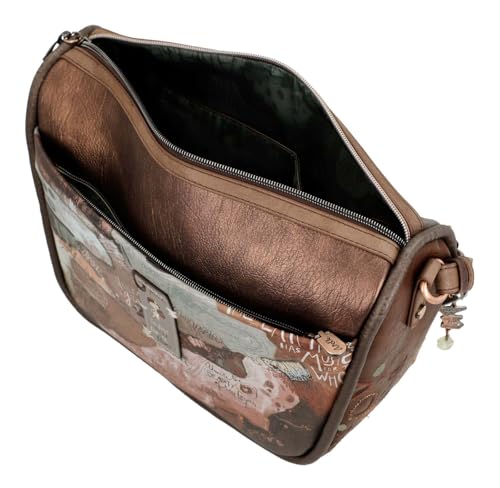 Bandolera triple Anekke Core: pon fin al desorden con su gran capacidad para mujer 7