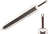 Mingshao 57' Fantasy Foam Dragon Slayer Berserk Guts Sword Anime Cosplay & Costume for Xmas & Halloween