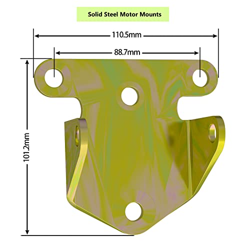 Sbc/Bbc Frame And Motor Mount Kit - Chevy V8 Solid Steel Frame Mounts Motor Mounts For Sbc 283 327 350 400 Small & Big Block Chevy Engines Off Road Racing #TOP1