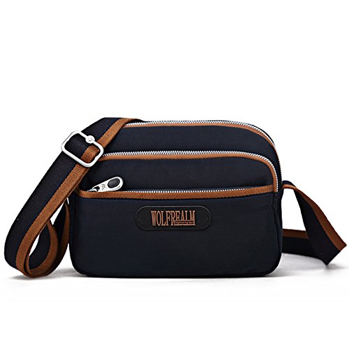 Sac de messager en nylon petit format pour hommes et sacoche en toile légère