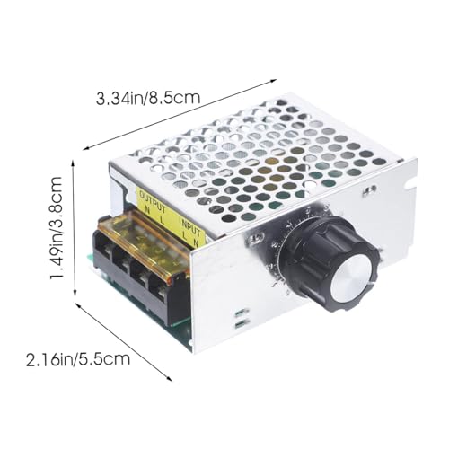 Controlador de velocidade do motor ajustável, dimmer de termostato - Controlador eletrônico de alto