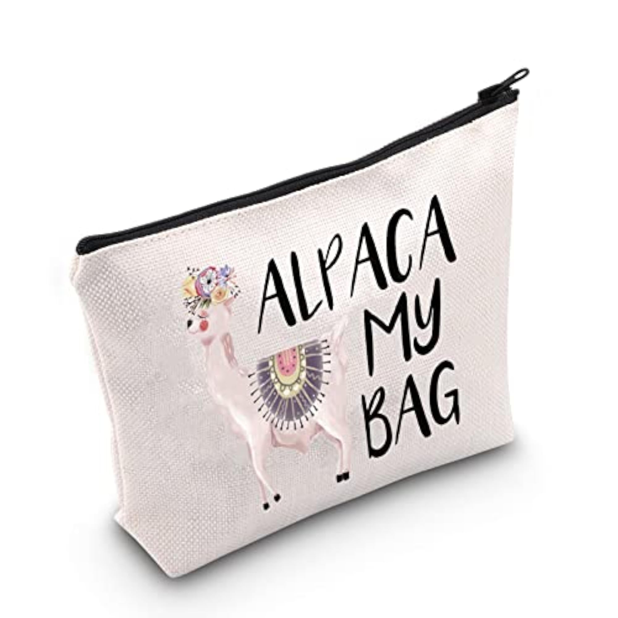 Alpaca My Bag Travel Makeup Bag, Llama Gift