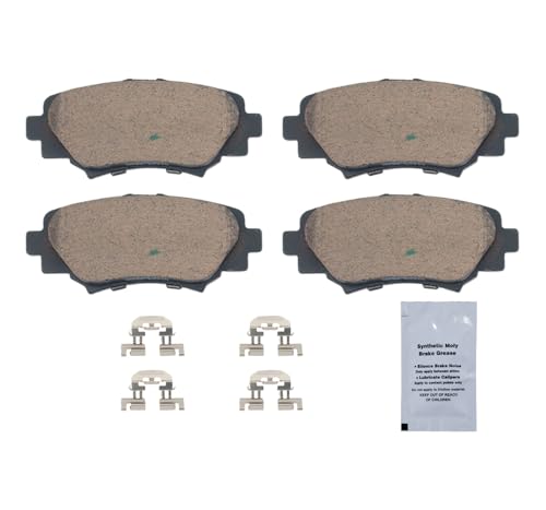 Image of HUSCH D1729 Rear Ceramic Brake Pads Kit Fit For Mazda 3 2014-2016, For Mazda 3 Sport 2014-2015