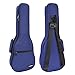 CLOUDMUSIC Ukulele Case 10mm Padded Backpack Case For Men Women Kids (Royal Blue, Soprano)
