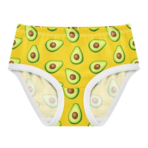 Fruit Avocado Yellow Toddler Girls's Underwear 2T 2302183
