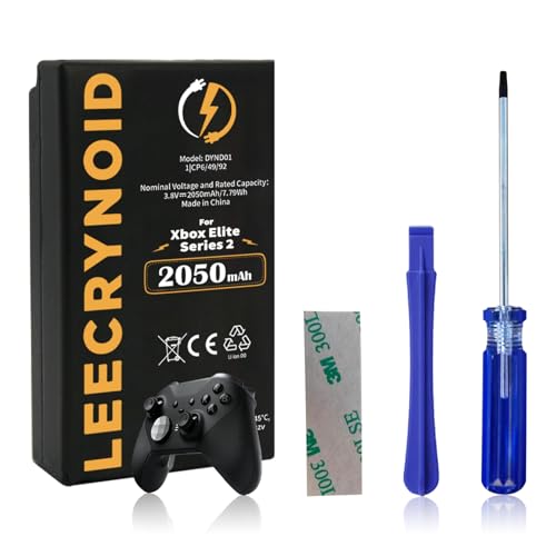 LeeCrynoid Replacement Battery DYND01(3.8V 2050mAh),Compatible with Microsoft Xbox Elite Series 2 Wireless Controller 1797 with Repair Tool Kits