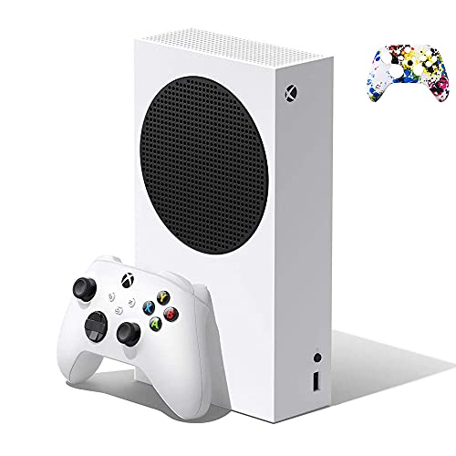 New Xbox Series S by Microsoft 512GB SSD All-Digital Console (Disc-Free Gaming) Wireless Controller DTS Audio HDR(High Dynamic Range) 1440p Gaming Resolution Up to 120 FPS + iCarp Controller Skin