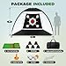Golf Net 10x7FT All-in-One with Tri-Turf Practice Mat, Ball, Target & Carry Bag, Backyard & Indoor Outdoor Golf Hitting Net for Driving, Chipping, Swing Training, Golf Gift for Men, Dad, Him, Golfer