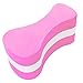 Pull Buoy Swim Training Float for Swimmers of All Levels EVA Foam Flotation Swimming Aid Equipment High Buoyancy for Leg & Upper Body Aqua Jogging (Pink)