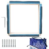 ▼Conveniente para operar: los aros de punto de cruz vienen desarmados, por lo que simplemente puede colocarlos rápidamente con los tornillos y la llave (incluidos), luego colocar la tela de bordado en la aguja de acero y ¡comenzar a hacer su producto!