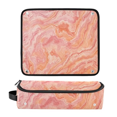 Bolsa organizadora para herramientas de cabello y tapete resistente al calor miniatura 3