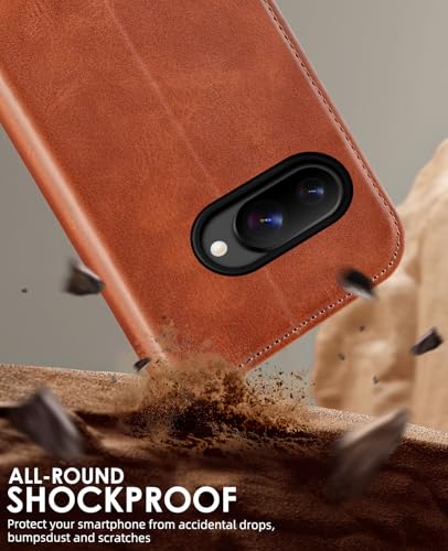 Coque Google Pixel 9a portefeuille anti-rayures et sécurité RFID - 6