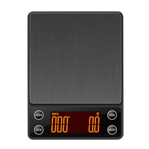 ES Presso Balanza con temporizador 3kg/0.1g Precisión Café B E una escala Digital Verter Over...