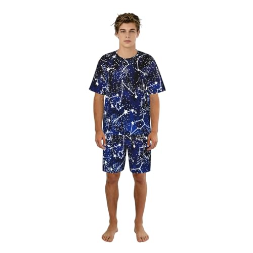Tenue décontractée à la maison pyjama court homme pour l'été