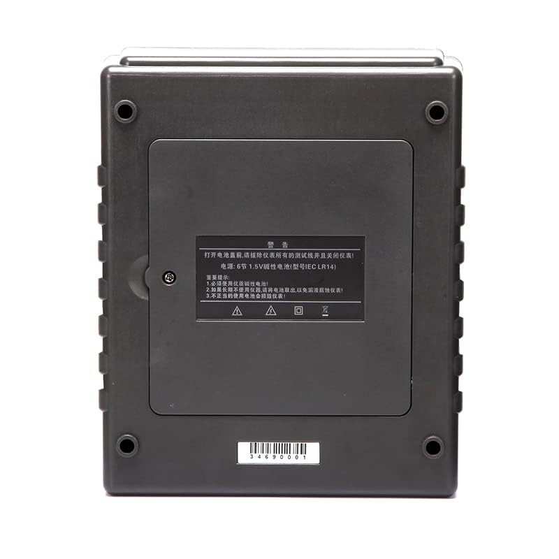 Insulation Resistance Meter Tester Megohmmeter Megohm Meter for Electric Motor,Cable,Electrical Appliance,Switch Insulation Material Insulation Resistance 0.1MΩ-400GΩ Max. Rated Voltage 5000V