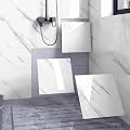Chejiaye Shower Wall Panels Peel and Stick,Marble Wall Panels for Interior Decor,Backsplash Tile for Kitchen Showers Bathrooms Living Rooms 11.8"x11.8"in 10Pcs,White (Not Real Tile,9.7 Sq.ft)