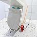 Toilet Lifting Tool - Portable Installation Jack with Foldable Cart, Heavy-Duty Wheels for Easy Toilet Repair, Move & Positioning by Plumbers