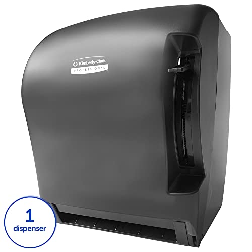 Kimberly-Clark Professional Levermatic Roll Paper Towels Dispenser (09765), Manual, Smoke (Black) #TOP1
