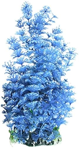 JDYYICZ Plastic Aquarium Plant/Grass Decorative, Blue/White