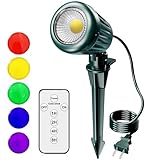 BYQY Spotlights Outdoor,120V Plug-in Halloween Spot Lights with Timer Remote...