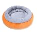 COKEA Lit rond en peluche pour chien et chat - Coussin antidérapant et chaud - Lavable en machine - Taille M