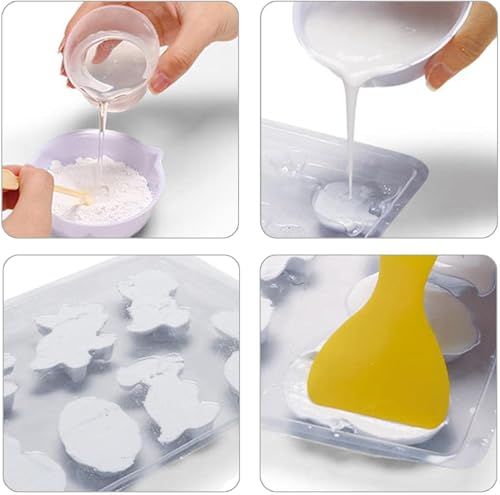 Image of Amitasha DIY Mould Paint Craft kit for Kids, Paint Your Plaster Figurine Set with Pigments, Palette & Mold Art & Craft Set - Educational Toy for 3-12+ Year Old Boys Girls