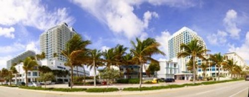 Posterazzi Hotel in a City Fort Lauderdale Florida USA Poster Print, (15 x 6), Varies