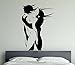 Love And Romantic Wall Decals Very Hot Woman and Man Sexy Couple Decor Vinyl Stickers MK1712