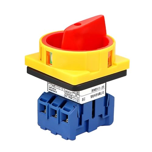 Interruptor de leva giratoria para cuadros electricos de talleres y gestion de energia