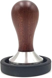 Coffee Tamper 58mm, Espresso Hand Tamper 58mm,304 Stainless Steel Espresso Coffee Tamper 58mm with Mat