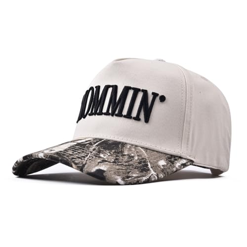 Image of Mommin Trucker Hat,Vintage Two-Tone Women's Baseball Cap with Mama Hat Mothers Day Great Gifts for Mom Wife Stepmom