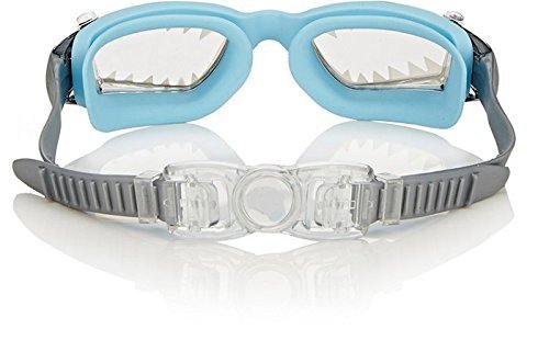 Swimming Goggles For Boys - Jawsome Kids Swim Goggles By Bling2o (Baby Blue Tip Shark)
