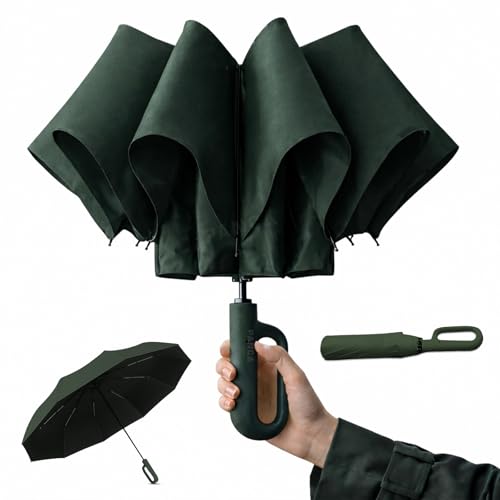 Image of PANCA Umbrella for Rain Big Size - Windproof UV Protection Compact Folding Umbrella for Men, Women, Girls & Kids | Automatic Open & Close, 8 Ribs Strong Stylish Chatri for Daily Monsoon Travel, Lightweight Durable Sun