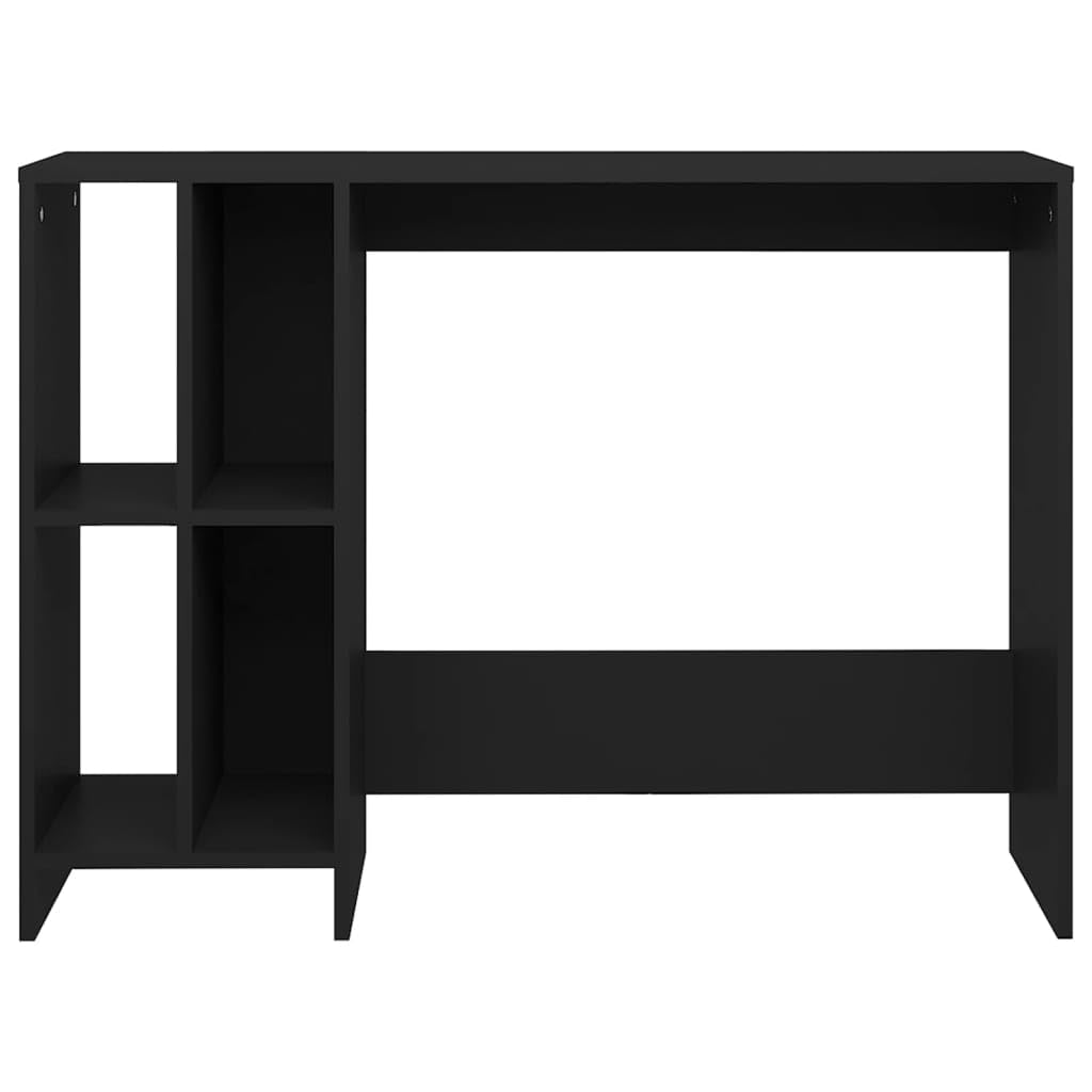 Scrivania per computer, in legno, 102,5 x 35 x 75 cm, con 4 scomparti, moderna scrivania da ufficio per studio e gaming, ideale per ufficio e dormitorio degli studenti
