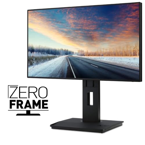 Image of acer BE270U Abmipruzx 27 inch WQHD 2560 x 1440 IPS Monitor with AMD FreeSync | 75Hz Refresh Rate | 5ms (G to G) | 100% sRGB | 4-Sided ZeroFrame | USB 3.1 Type-C, Display Port, HDMI, USB & Audio-Out Ports