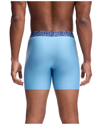 Image of Under Armour mens Multi-pack Performance Tech Boxerjock Brief, 6 inch Inseam, All-day Comfort & Soft