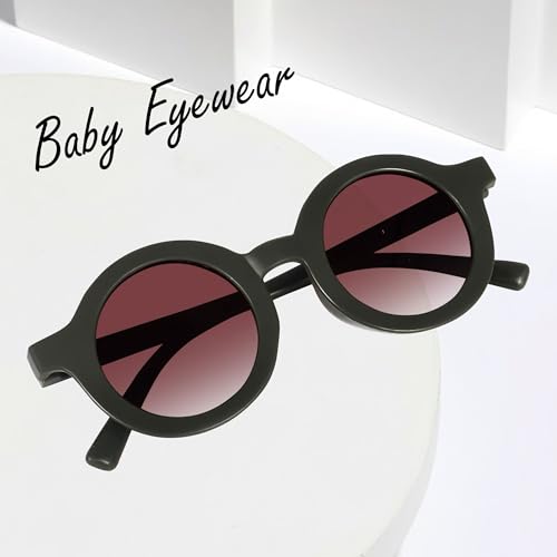 Image of IFLASH Toddler Sunglasses for Girls Boys - Kids Round UV400 Protection Glasses Age 2-8