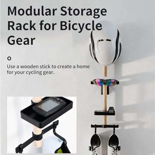 Rangement de matériel de cyclisme et support chaussures vélo mural - 8