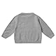 Stellou & friends Strickpullover für Jungen und Mädchen I Hochwertige Baby-Kleidung aus 100% Baumwolle I Gr. 86/92 - Grau Melange