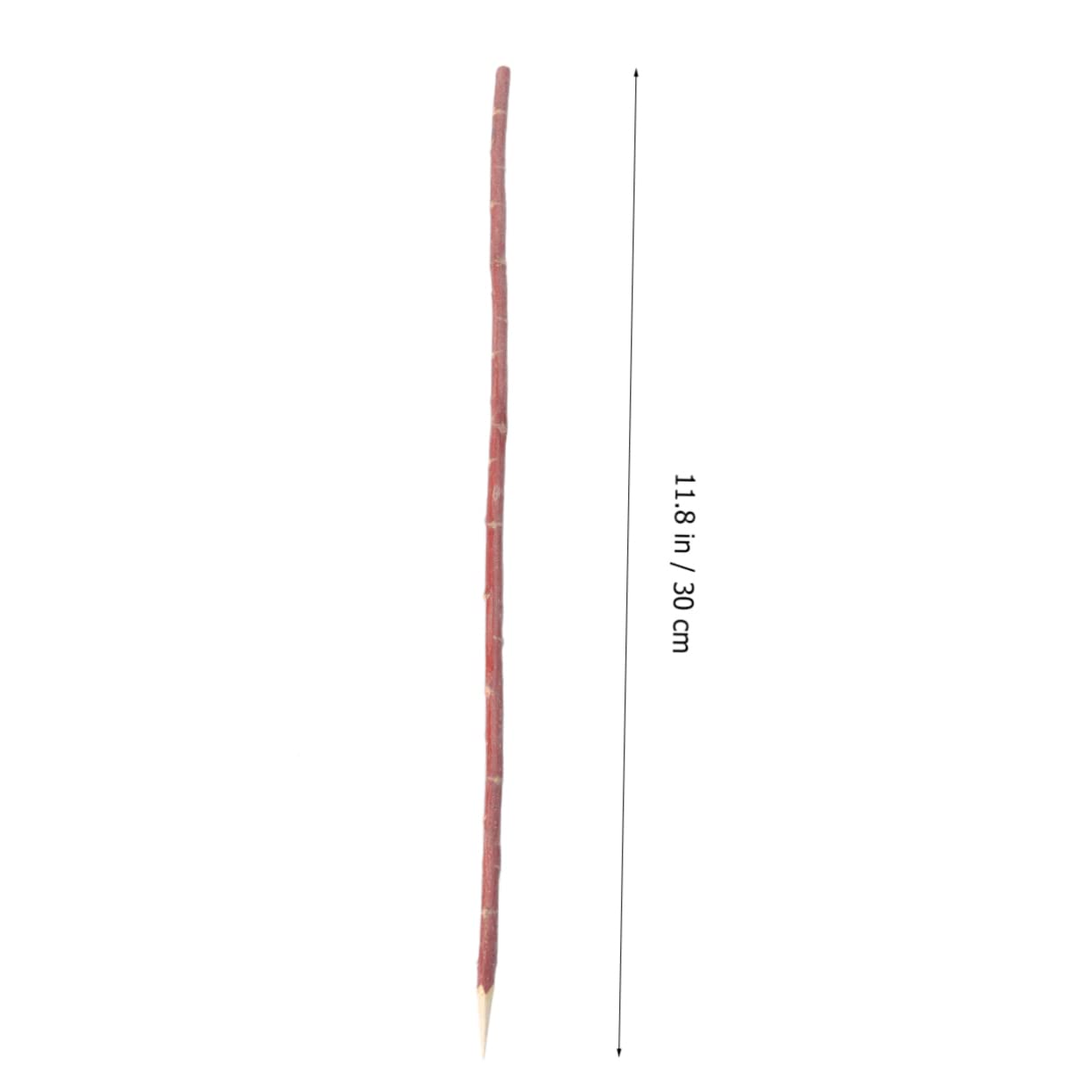 HEMOTON Tenedores de Barbacoa Utensilios Portátiles 100 de Madera Roja Prácticos y Cómodos para Carne Ideales para Barbacoa en Casa Aire Libre