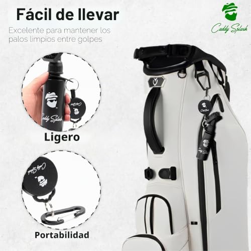 Cepillo para palos de golf Caddysplashbrush limpia estrías para evitar malos golpes 5