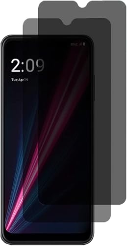 Miniatura 1 de VIESUP Protector de pantalla de privacidad para T-Mobile Revvl 6 Pro 5G – Paquete de 2 protectores de pantalla anti-espía de alta sensibilidad de