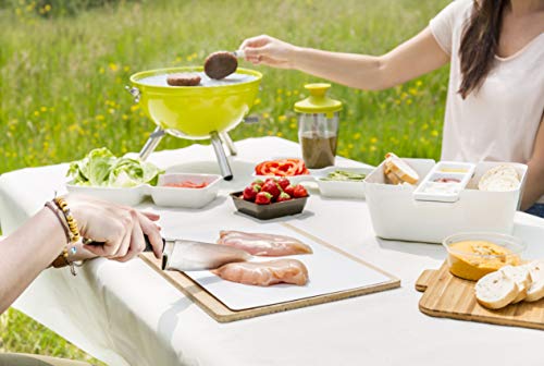 Tomorrow`s Kitchen Party Schneidebrett, Naturfaser, weiß, 35 x 25 x 0.6 cm, 10-Einheiten Cover