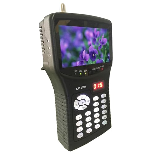 Decodificador De Medidor Buscador Satélite HD DVB S/S2 4,3 Pulgadas AnáLisis RáPido