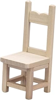 Totority 1Pc Modelo De Cadeira De Madeira Cadeira Em Miniatura Móveis Para Casa Móveis Minimalistas Cadeira De Madeira Em Miniatura Vaso De Plantas Decoração Mini Cadeira Para Casa Mini