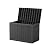 Vixzen 45 Gallon Resin Deck Box, Lockable Outdoor Storage Box for Patio Cushions Storage Furniture,Garden Tools, Pool Supplies, Weatherproof and UV Resistant