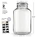 Bormioli Rocco Glass Fido Jars - 135¼ Ounce (4 Liter) with hermetically Sealed hinged Airtight lid for Fermenting, Preserving, Bulk - dry Food Storage, With Paksh Novelty Chalkboard Label Set (2 Pack)