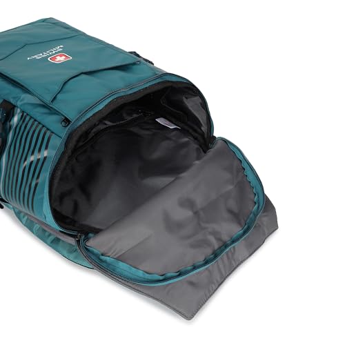 Image of SWISS MILITARY Dazzler 15.6 Inch Laptop Backpack with Unique Canopy Design, Quick Access Pockets, 26L Capacity, Durable EVA Moonlift Back Support, Organizer Compartment, Ventilated Mesh