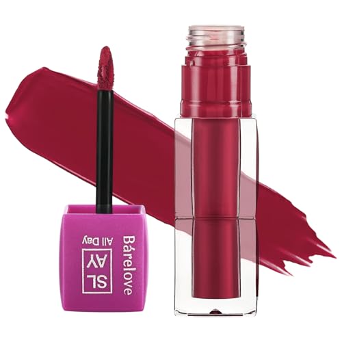 Image of BARELOVE SLAY All Day Non-Drying Liquid Lipstick for Women with Matte Finish One Swipe Application | Highly Pigmented |Smooth Glide Formula | Long Lasting | Transferproof | 12 ml | 811-RED AURA
