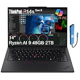 Lenovo ThinkPad P14s Gen 6 AI Mobile Workstation Laptop (14' FHD+, AMD Ryzen AI 9 HX PRO 370 ( Intel Ultra 9 285H), 48GB DDR5, 2TB SSD) Copilot+ PC, IST HUB, 5MP IR Webcam, FP, Wi-Fi 7, Win 11 Pro